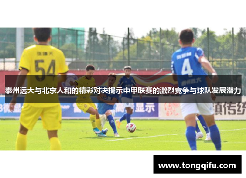 泰州远大与北京人和的精彩对决揭示中甲联赛的激烈竞争与球队发展潜力